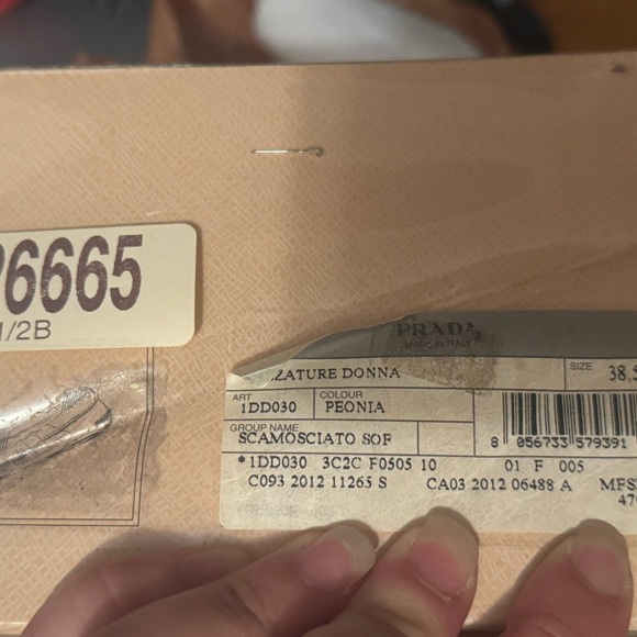 Authentic Prada Pink Loafers/ Flats In Box - Picture 9 of 9